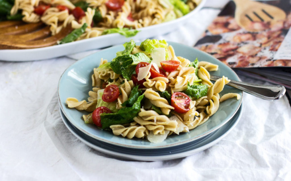 Caesar Pasta Salat Caesar Pasta Salat