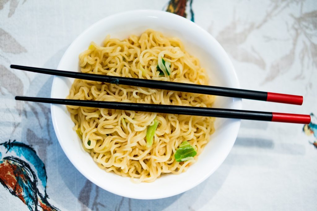 Schüssel Nudel mit Ramen