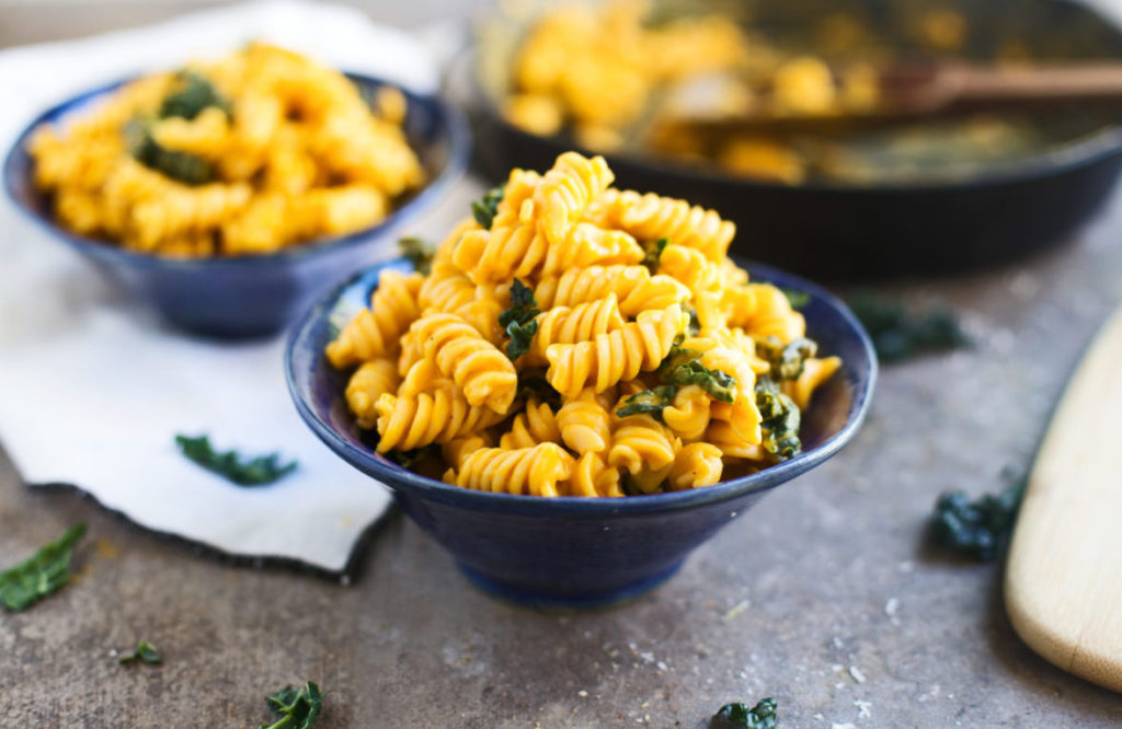 Vegane Fusilli Pasta Mit Butternutkuerbis Vegane Fusilli Pasta Mit Butternutkuerbis